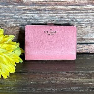 NWOT Kate Spade Pink Leather Wallet!